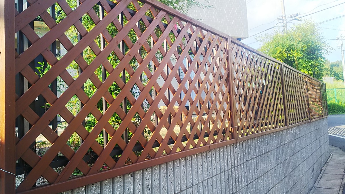 豊田市でフェンスをおしゃれに安くできませんかとのご依頼